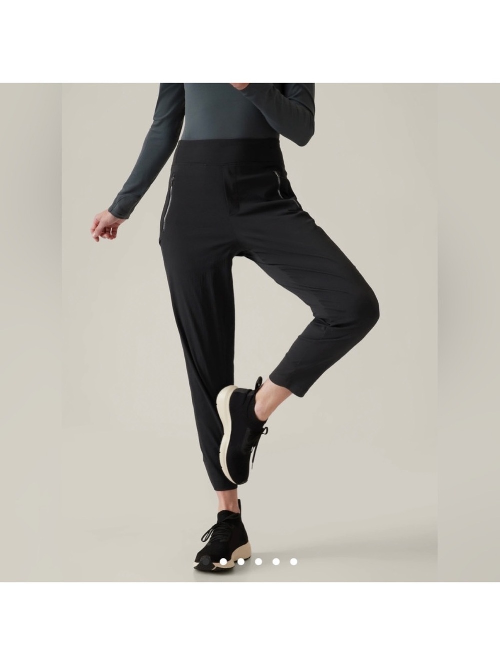 Athleta Trekkie North High Rise Jogger Black